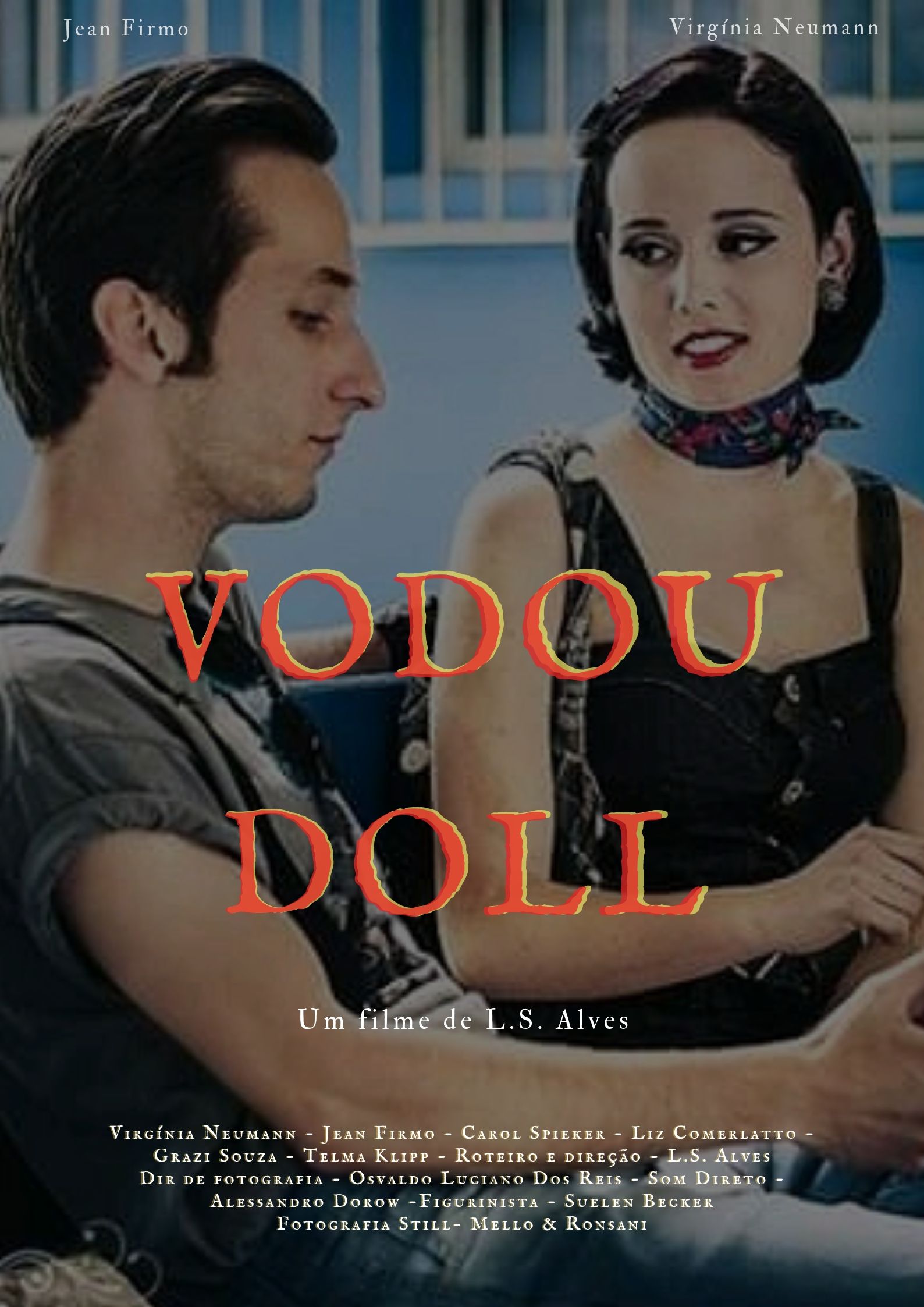 Cartaz do filme Vodou Doll dirigido por L.S. Alves